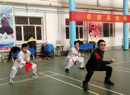 肖斌老师支教期间带领学生在内蒙古乌兰察布市中学生第六届运动会武术比赛中勇夺冠军